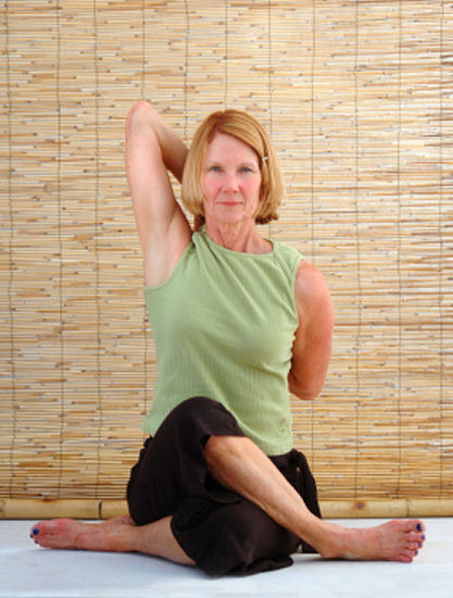 Senior Woman Virasana