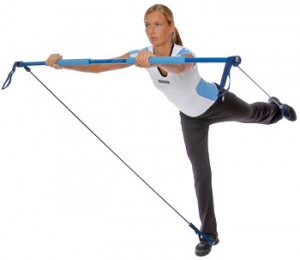 Gymstick Stretching Stick - Asta In Fibra Di Vetro Leggera Per Esercizi Di Mobilità E Allungamento