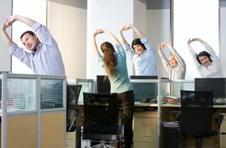 Lo stretching in ufficio