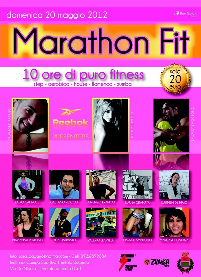 Evento: Marathon Fit, 10 ore di fitness