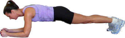Plank per allenare gli addominali in 5 minuti