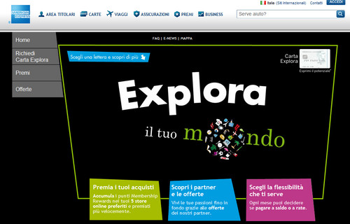 Explora, la nuova carta di American Express