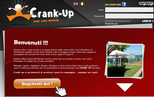 Crank up, il social network dedicato agli sportivi