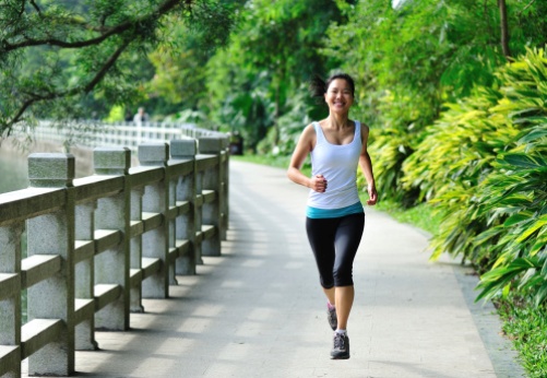 correre all'aria aperta