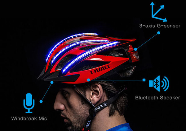 Casco Livall, il casco smart per i ciclisti